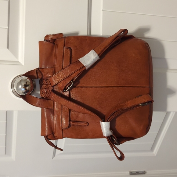 Vilenca Holland Bags Vilenca Holland Washed Leather Backpack With